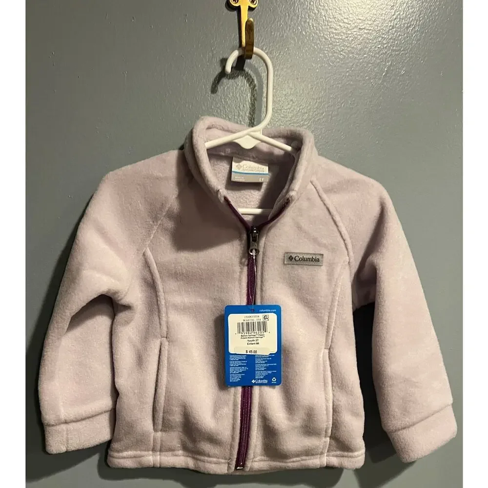 NWT Columbia Toddler Girls' Benton Springs Fleece Jacket - 2T